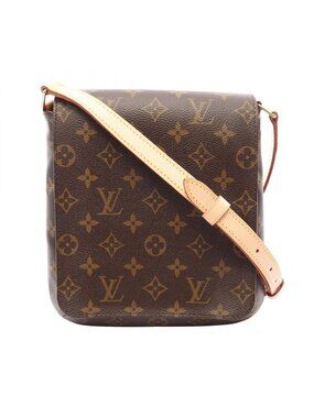 Louis Vuitton Shoulder Bag Musette Salsa Long Strap Monogram Leather